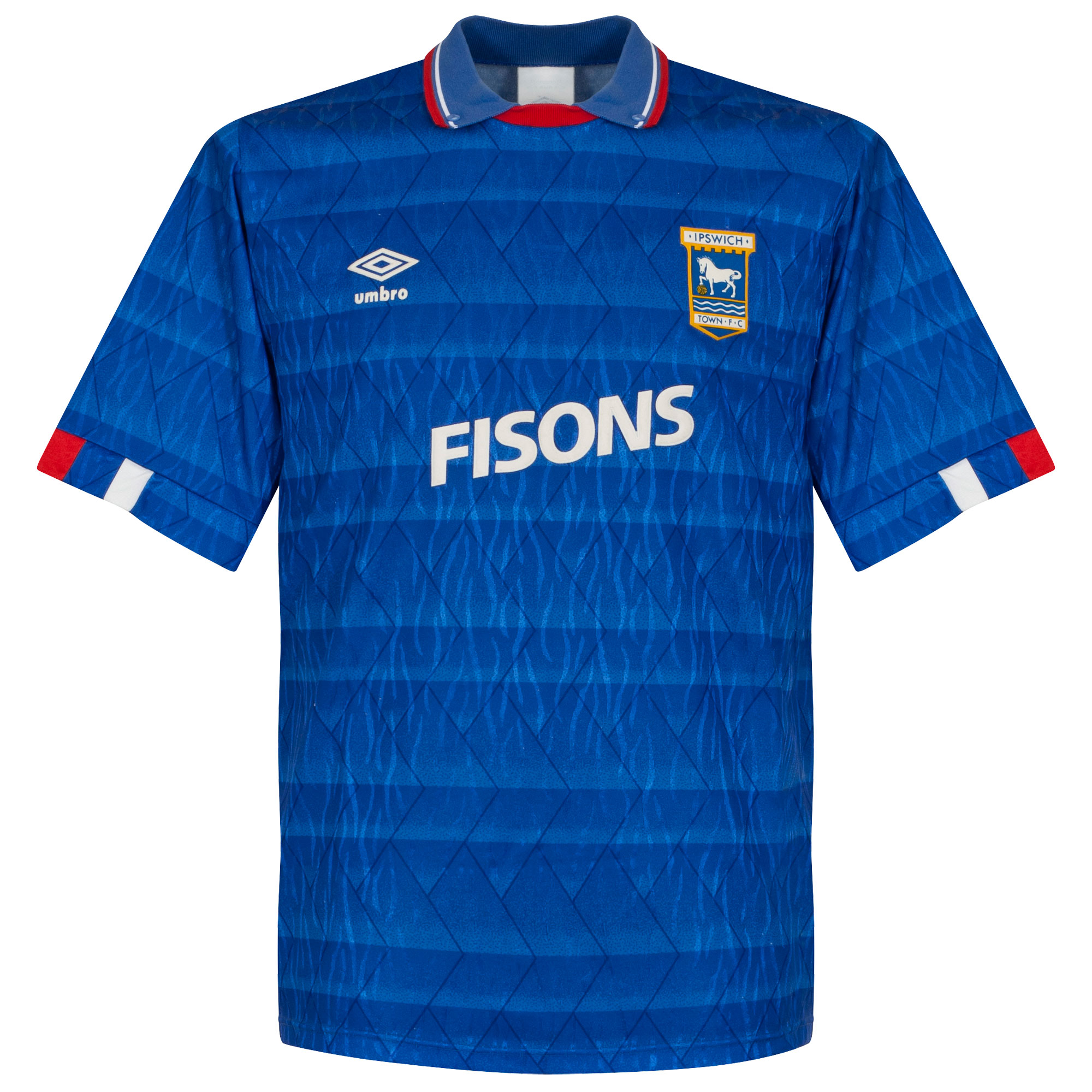 Ipswich Town Shirt Thuis 1989-1992 - Maat L Top Merken Winkel